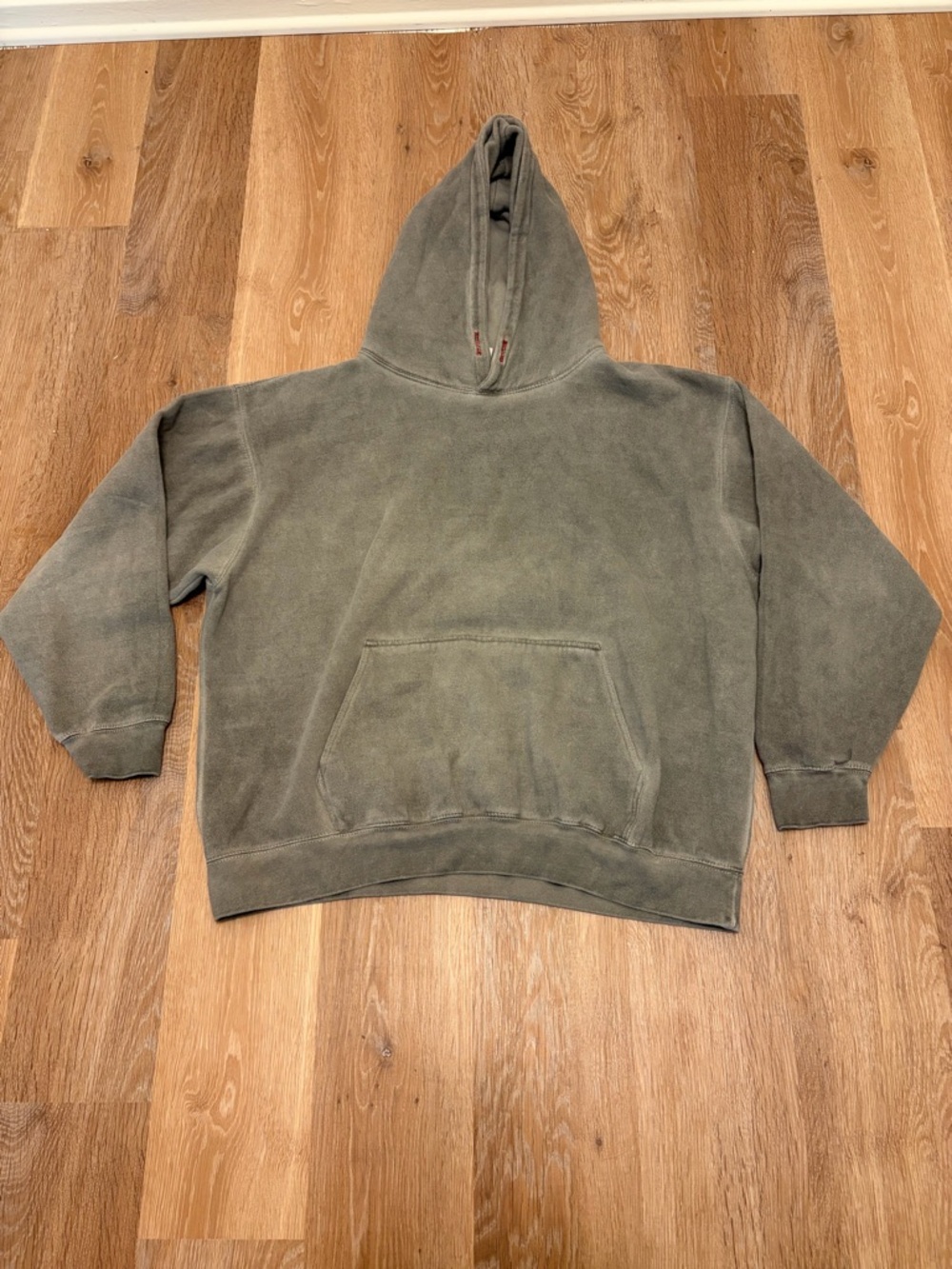 Moojimooji Classic 1930 Hoodie Aged Olive Green Wash Men's Size XL Made in USA